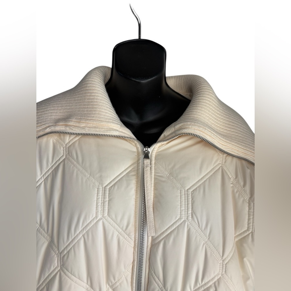 CALIA by Carrie Underwood cream Ivory oversized Quilted Puffer Jacket sz Small - Picture 6 of 12